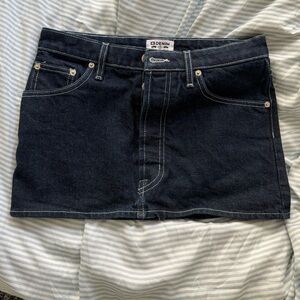 EB Denim Micro Denim Skirt